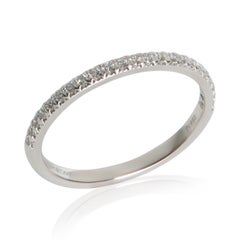 Tiffany & Co. Platinum Diamond Soleste Half Eternity Band