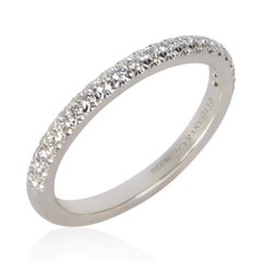 Tiffany & Co. Platinum Diamond Soleste Half Eternity Band