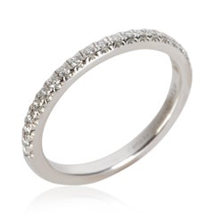 Tiffany & Co. Platinum Diamond Soleste Half Eternity Band