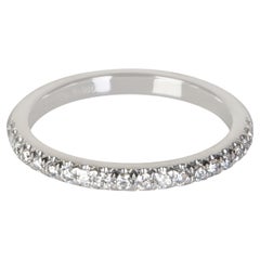 Tiffany & Co. Platinum Diamond Soleste Half Eternity Band