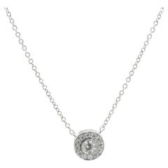 Tiffany & Co. Platinum Diamond Soleste Necklace