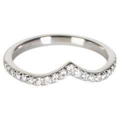 Tiffany & Co. Soleste V-Ring aus Platin mit Diamanten