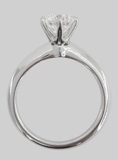 Tiffany & Co. Platin Diamant Solitär Verlobungsring - 1,61 Karat
