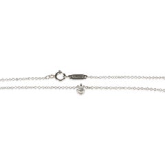 Tiffany & Co. Platinum Diamond Solitaire Pendant