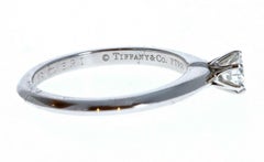 Tiffany & Co Platinum & Diamond Solitaire Ring 0.29ctw