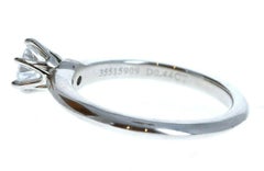 Tiffany & Co. Platinum & Diamond Solitaire Ring 0.44ctw