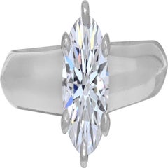 Tiffany & Co. Platinum Diamond Solitaire Ring