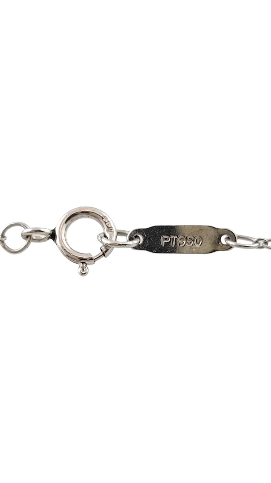 Tiffany & Co. Collana Swing in platino con diamanti e scatola #16968 in vendita 1