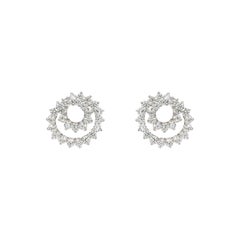 Platinum Stud Earrings