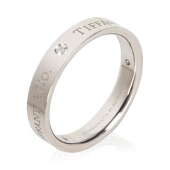 Tiffany & Co. Platinum Diamond T&Co. Ring