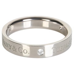 Tiffany & Co. Platinum Diamond T&Co. Ring