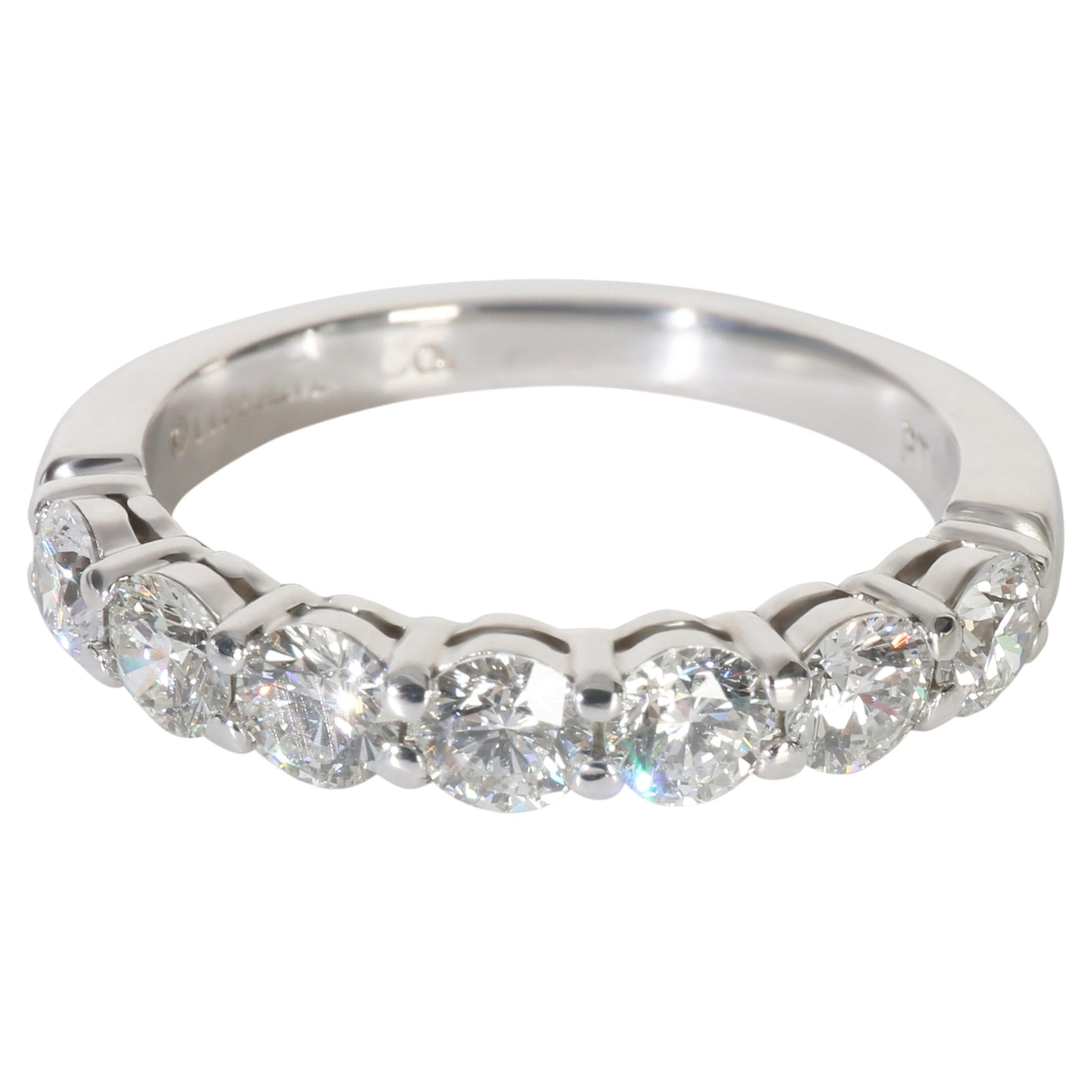 Tiffany & Co. Platinum Diamond Tiffany Forever Band For Sale
