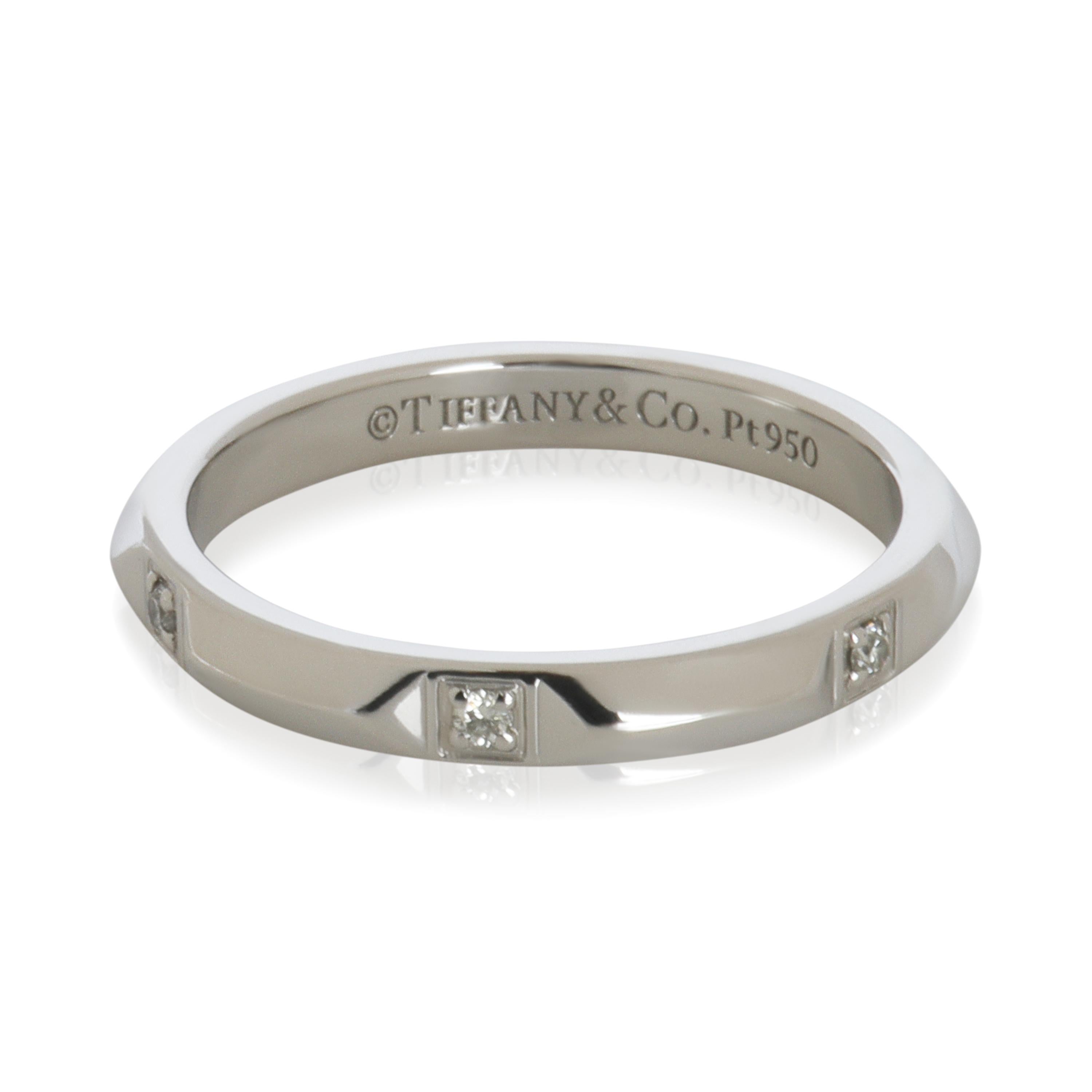 De las mujeres Tiffany & Co. Platinum Diamond Tiffany True Band en venta