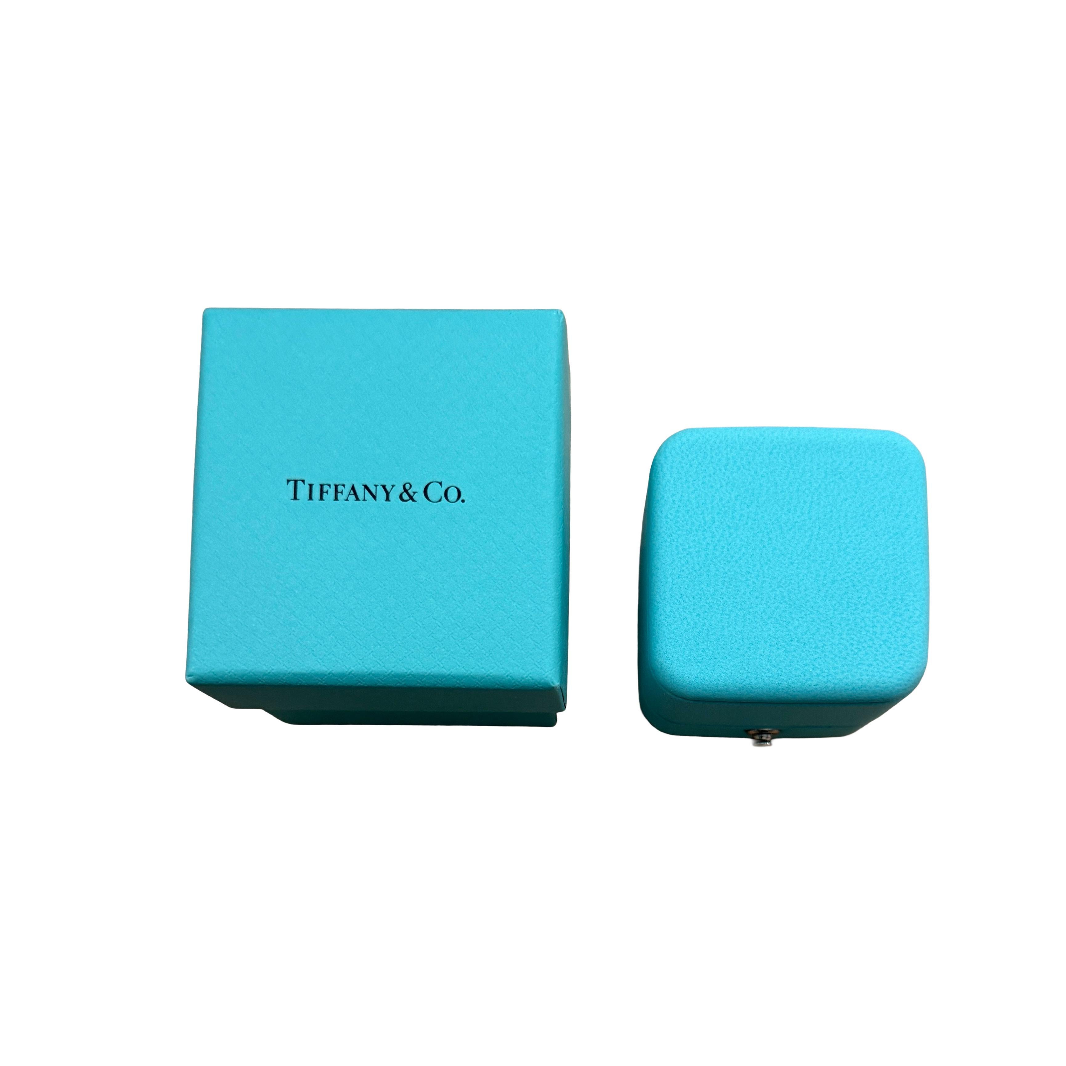 Tiffany & Co. Platinum Diamond Tiffany True Band en venta 1