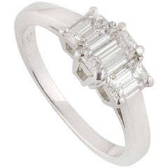Tiffany & Co. Platinum Diamond Trilogy Ring
