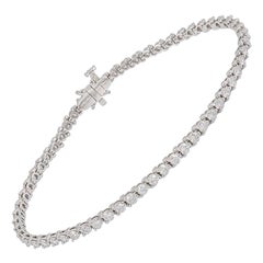 Tiffany & Co. Platinum Diamond Victoria Bracelet 3.08 Carats