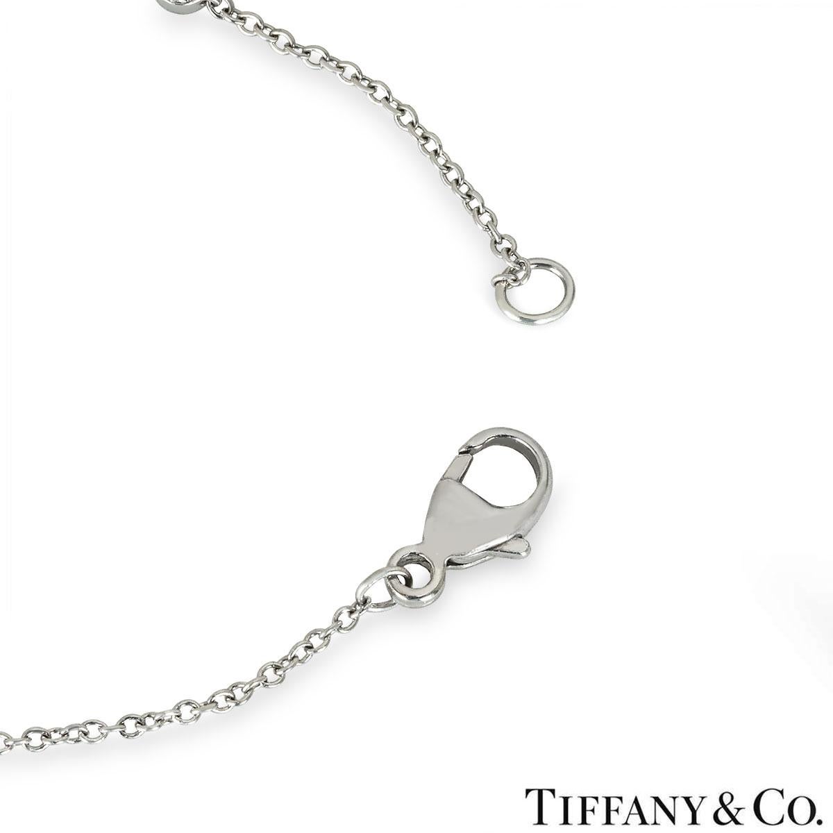 Tiffany & Co. Platinum Diamond Victoria Bracelet In Excellent Condition In London, GB