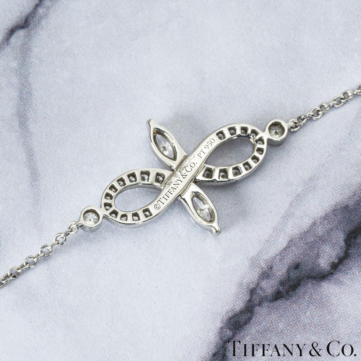 Tiffany & Co. Platinum Diamond Victoria Bracelet 2