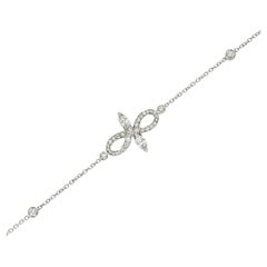 Tiffany & Co. Platinum Diamond Victoria Bracelet