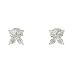 Tiffany & Co. Platinum Diamond Victoria Large Earrings 1.62ct 14743545