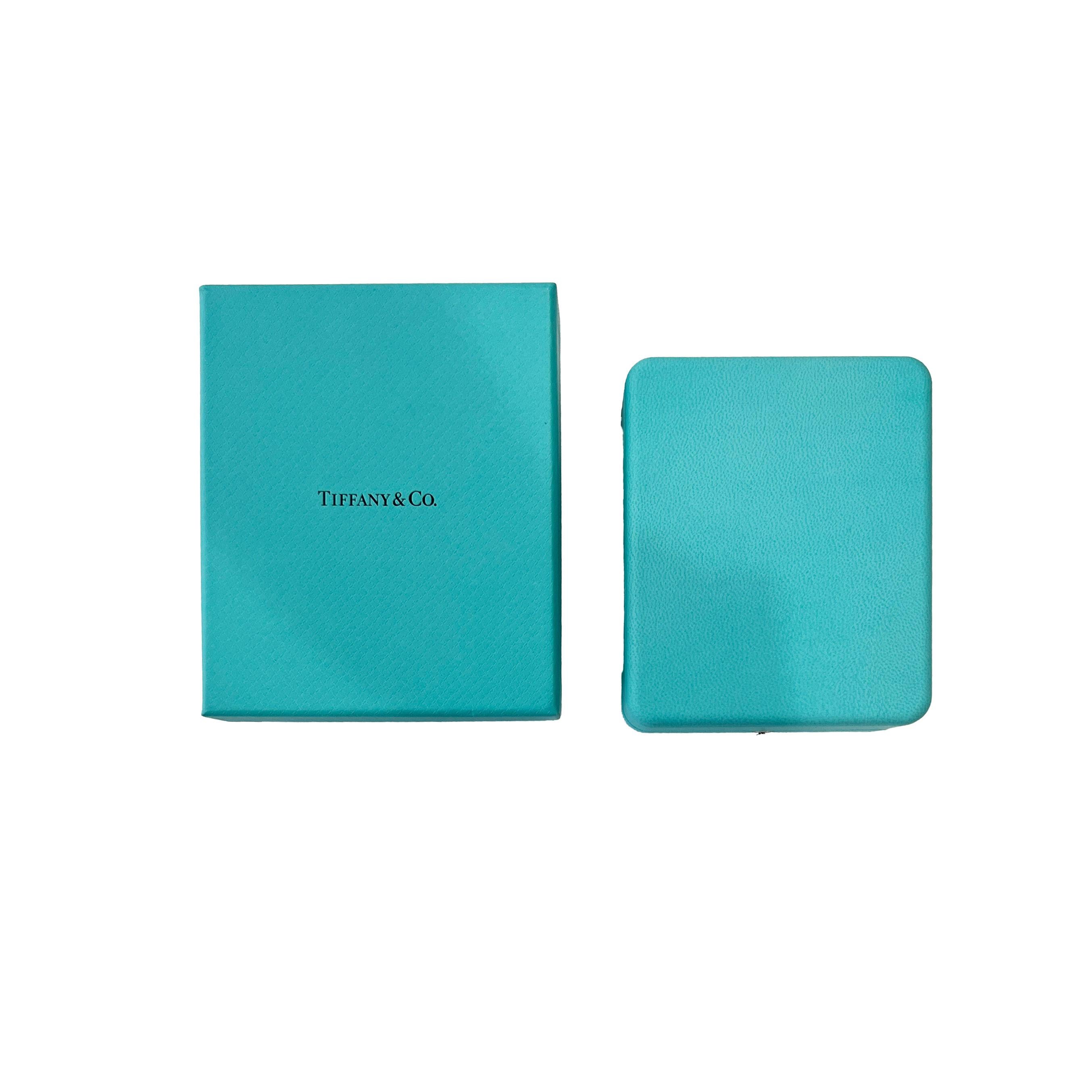 Tiffany & Co. Platinum Diamond Victoria Mixed Cluster Drop Earrings In condizioni ottime in vendita a New York, NY