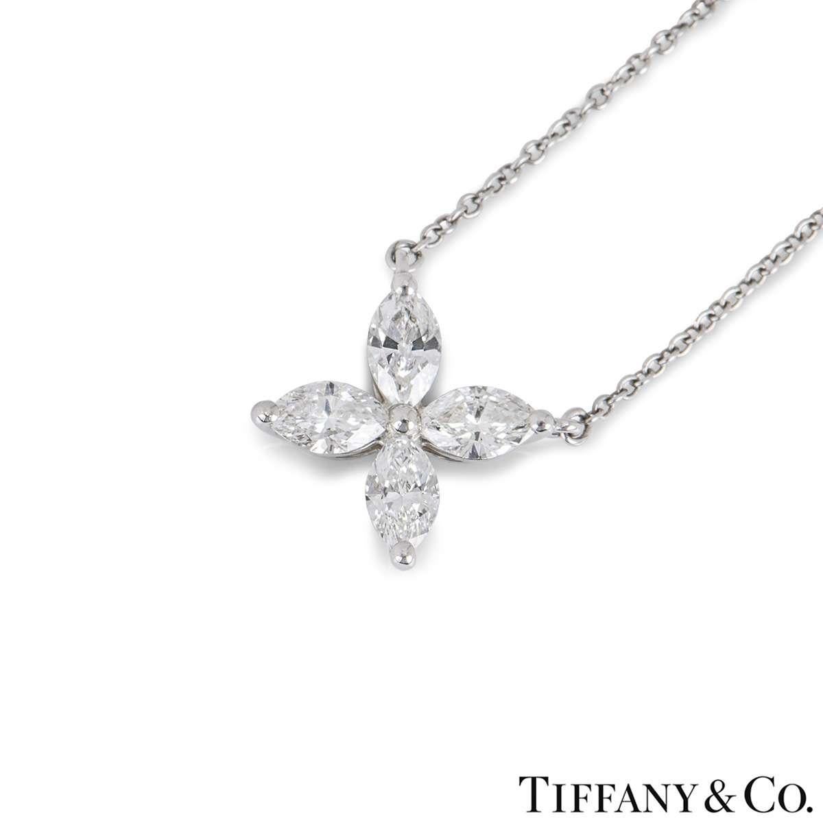 Tiffany & Co. Pendentif victorien en platine et diamant 0,81 carat TDW 60011943 Excellent état - En vente à Mayfair, London, London