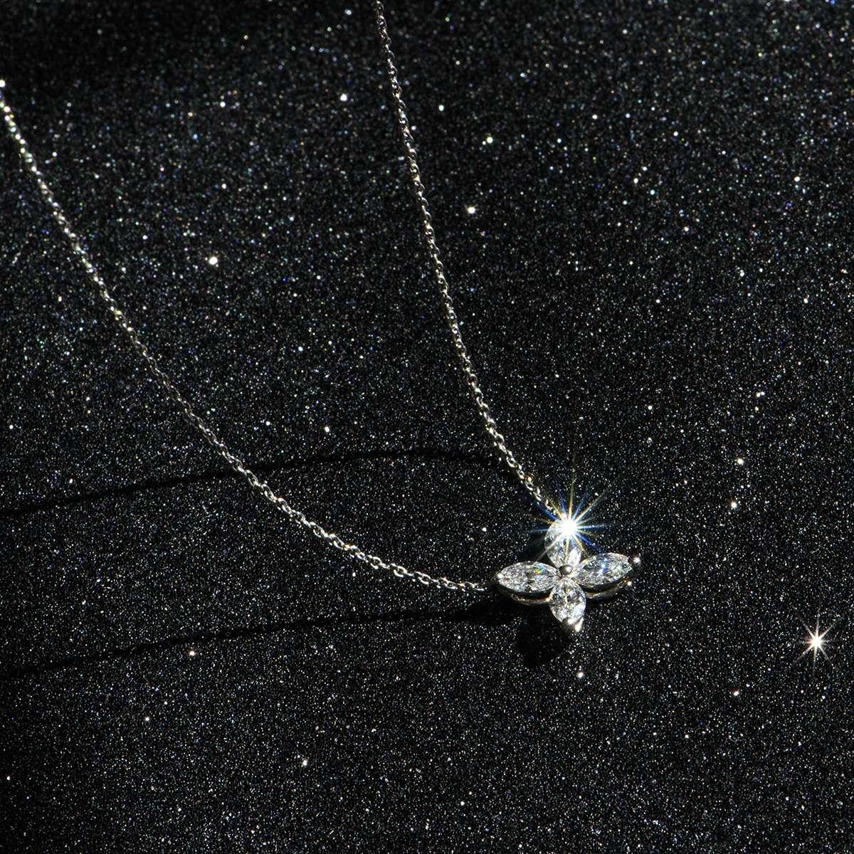 Tiffany & Co. Pendentif victorien en platine et diamant 0,81 carat TDW 60011943 Pour femmes en vente
