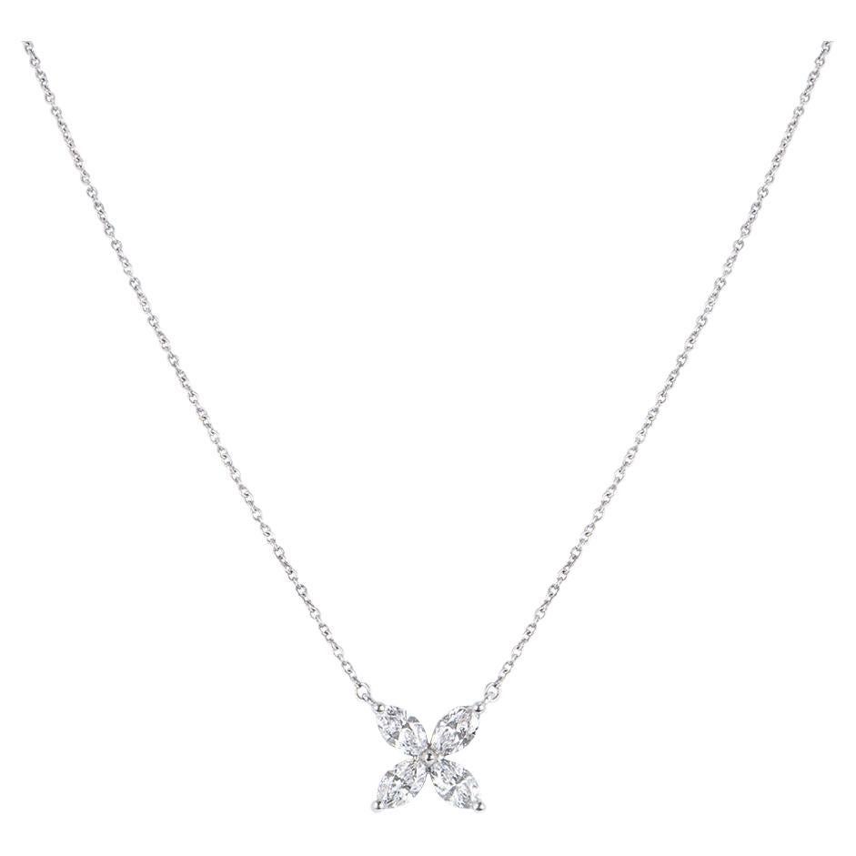 Tiffany & Co. Platinum Diamond Victoria Pendant 0.81ct TDW 60011943