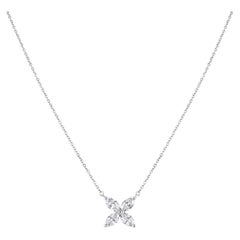 Tiffany & Co. Viktorianischer Platin-Diamant-Anhänger TDW 60011943, 0,81 Karat TDW