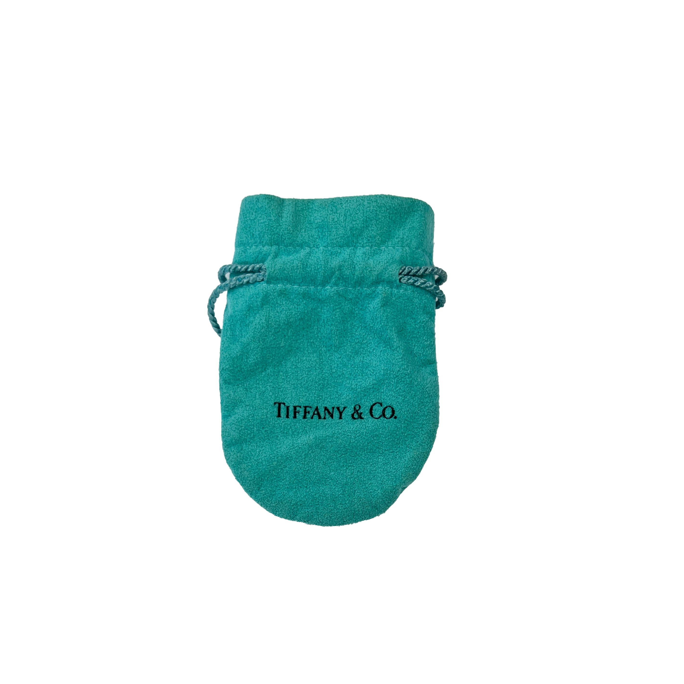 Donna Tiffany & Co. Anello Victoria con diamante in platino in vendita