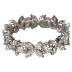 Tiffany & Co. Platinum Diamond Victoria Ring