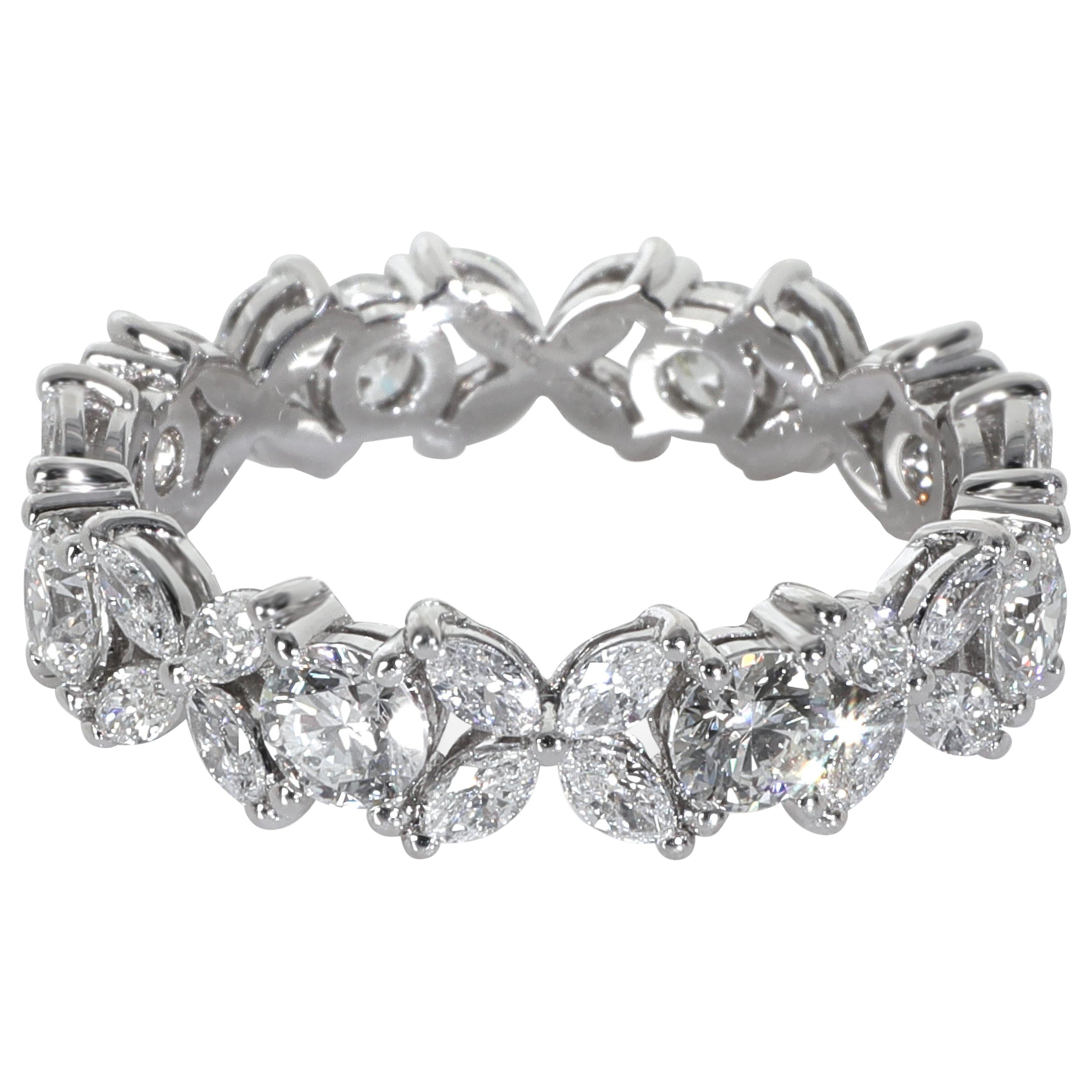 Tiffany & Co. Anello Victoria con diamante in platino in vendita