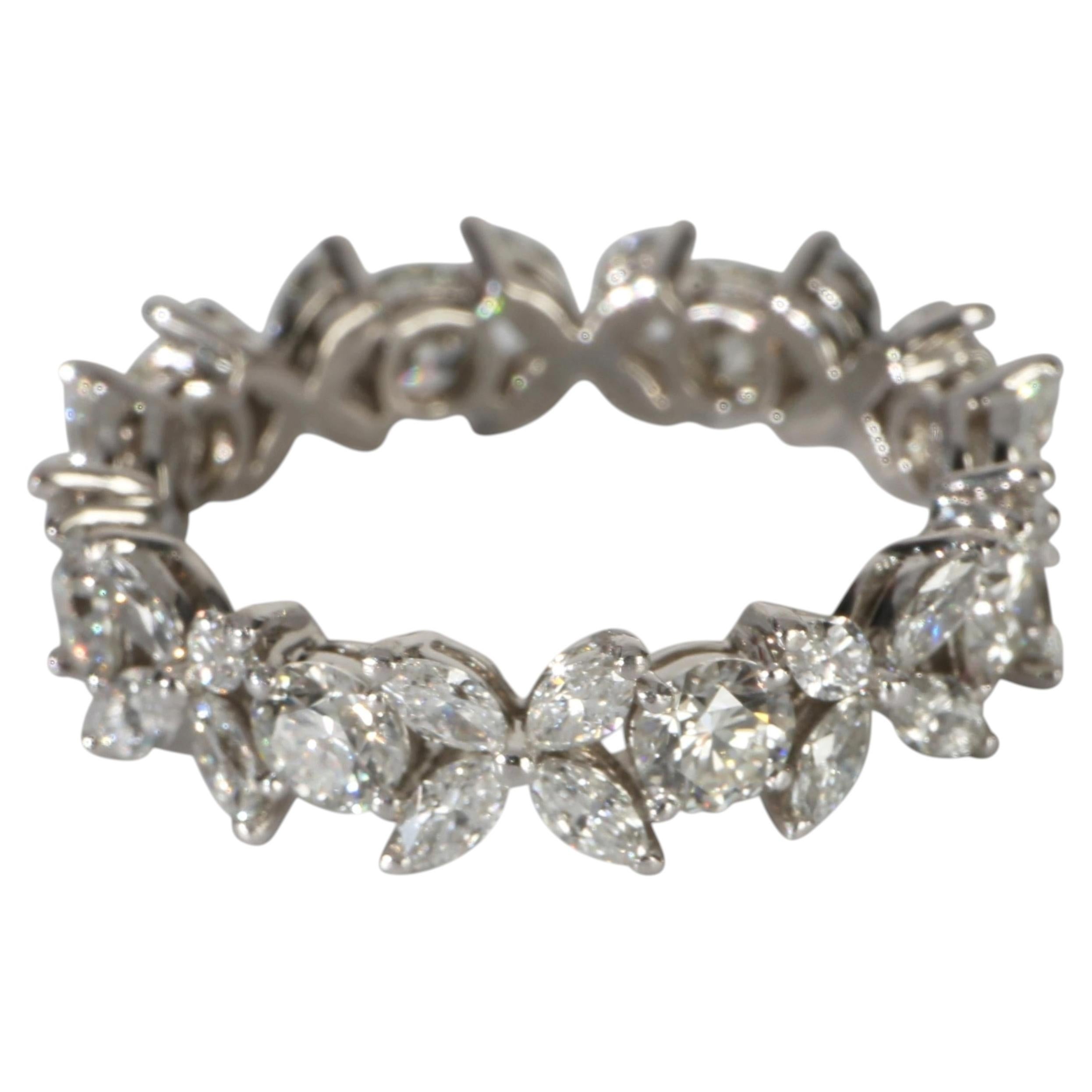 Tiffany & Co. Platinum Diamond Victoria Ring