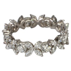 Tiffany & Co. Platinum Diamond Victoria Ring