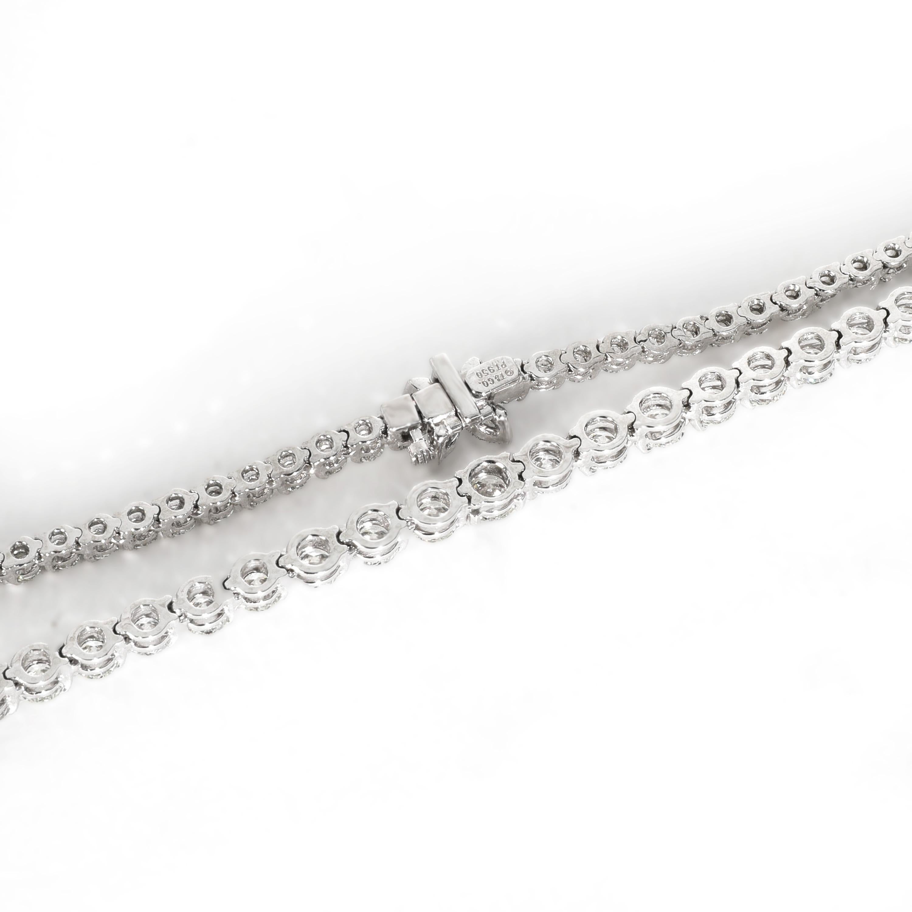 Tiffany & Co. Collar Tenis Victoria Diamante Platino en Excelente estado para la venta en New York, NY