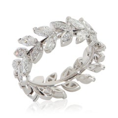 Tiffany & Co. Platinum Diamond Victoria Vine Ring