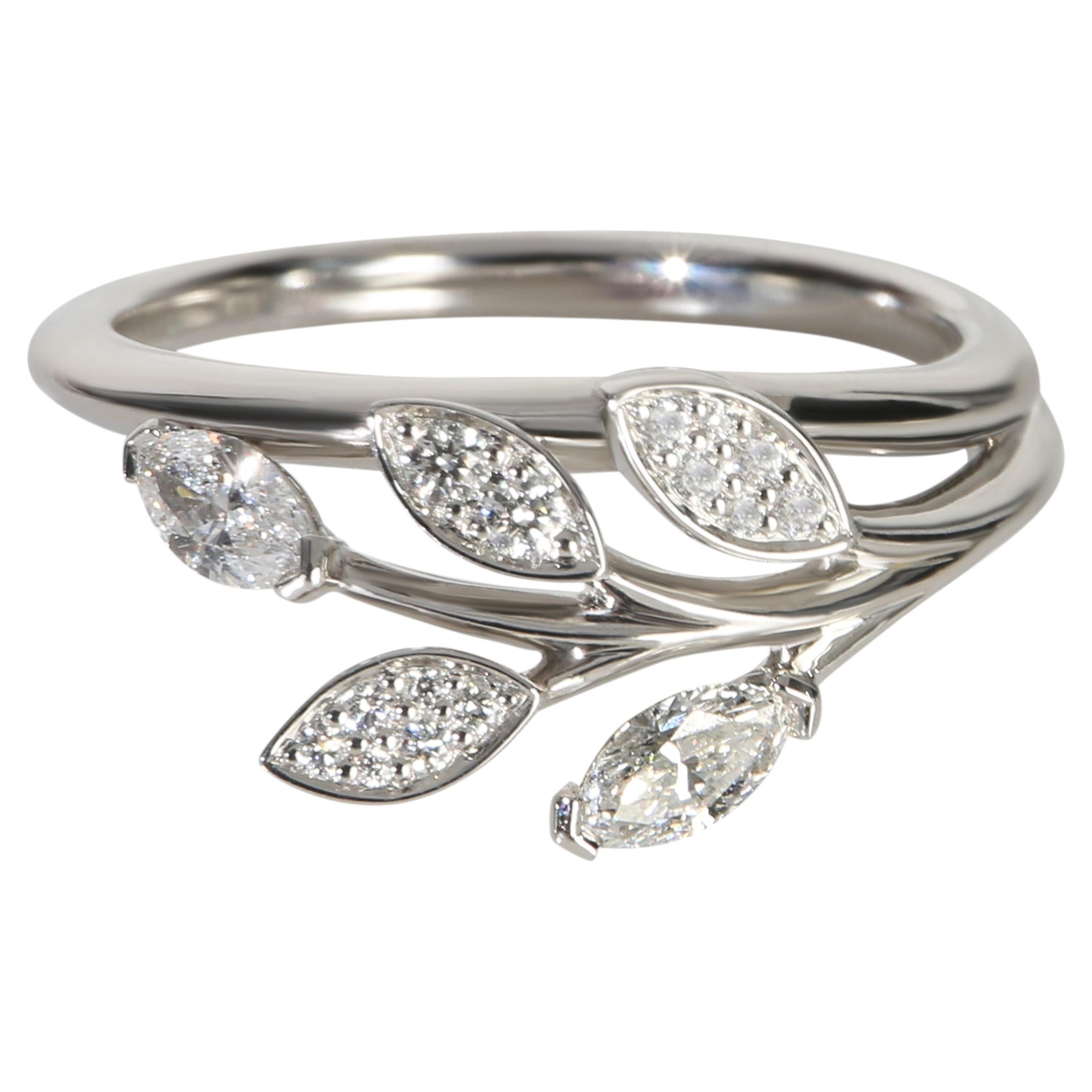Tiffany & Co. Platinum Diamond Victoria Vine Ring For Sale