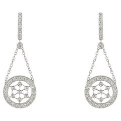Tiffany & Co. Platinum Diamond Voile Earrings