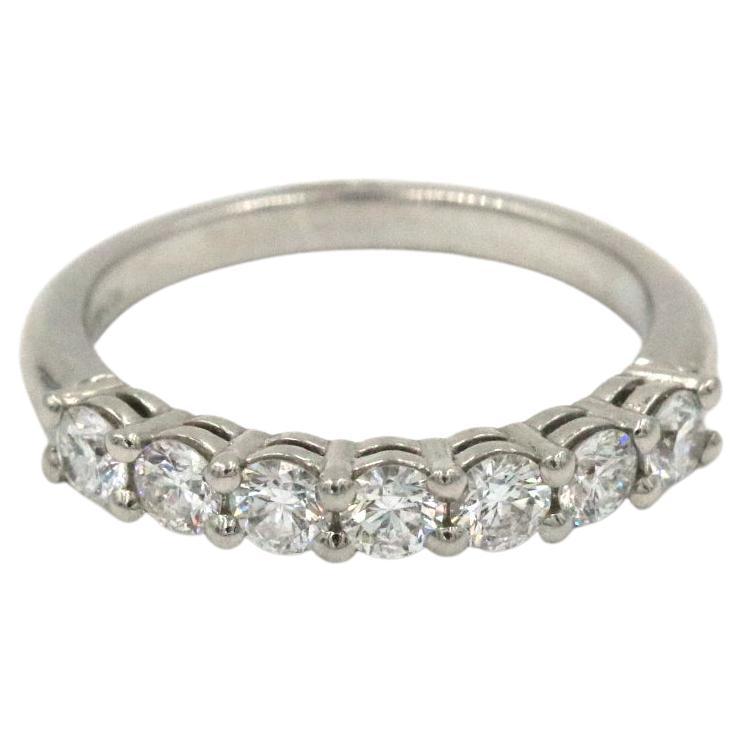 Tiffany & Co. Platin-Diamant-Hochzeitsring aus Platin .63ctw im Angebot