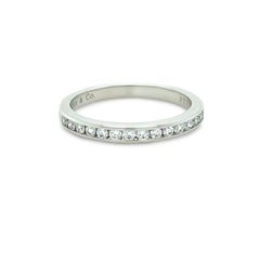 Tiffany & Co Platinum Diamond Wedding Ring 0.22ct