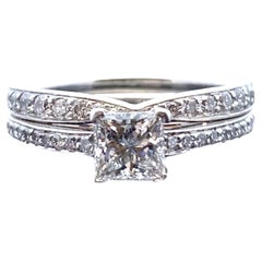 Tiffany & Co. Platinum Diamond Wedding Set