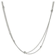 Tiffany & Co. Platinum Diamonds by the Yard Necklace