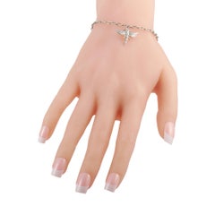 Tiffany & Co. Platinum Dragonfly Diamond Link Bracelet