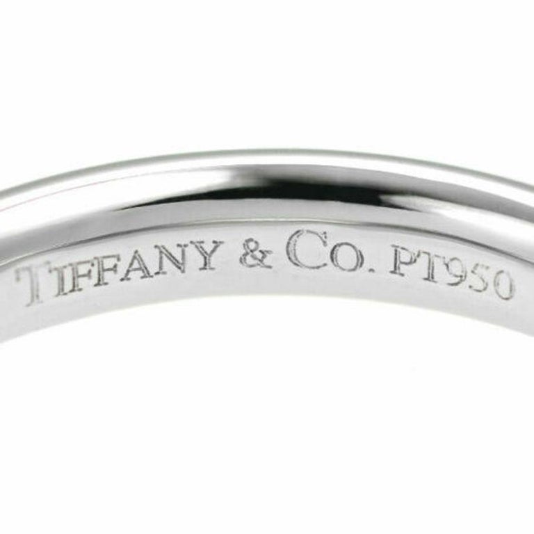 Tiffany and Co. Platinum Elsa Peretti Curved Wedding Band Ring 6 For ...