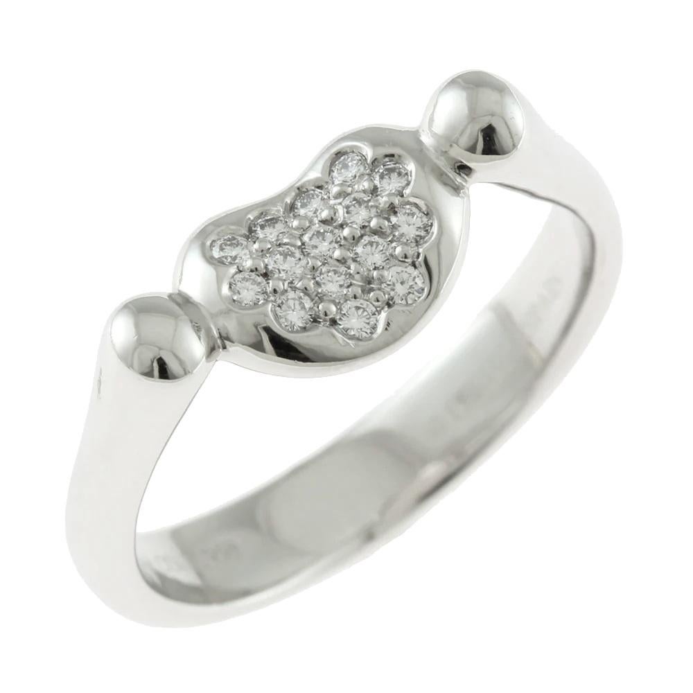 TIFFANY & Co. Elsa Peretti, bague abeille en platine avec diamants 4,5

 Métal : Platine
 Taille : 4.5
 Poids : 5,20 grammes 
 Diamant : 15 diamants ronds de taille brillant, poids total de 0,15 carat.
 Poinçon : TIFFANY&CO. PT950  ©PERETTI SPAIN 
