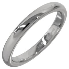 Retro Tiffany & Co. Platinum Elsa Peretti Stacking Band Ring