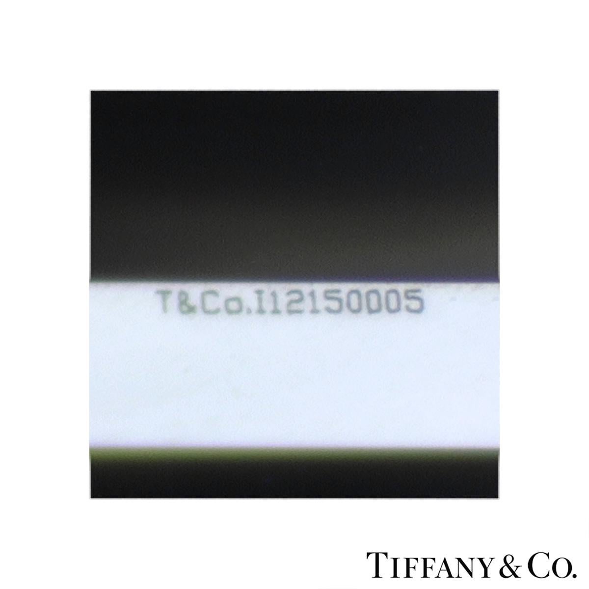 Tiffany & Co. Bague de fiançailles en platine avec diamant taille émeraude 1,02 carat I/VVS2 Excellent état - En vente à London, GB