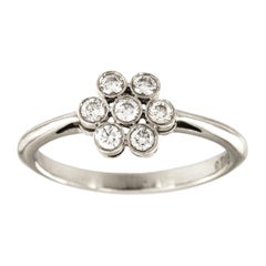 Tiffany & Co. Platinum Enchant Diamond Flower Ring