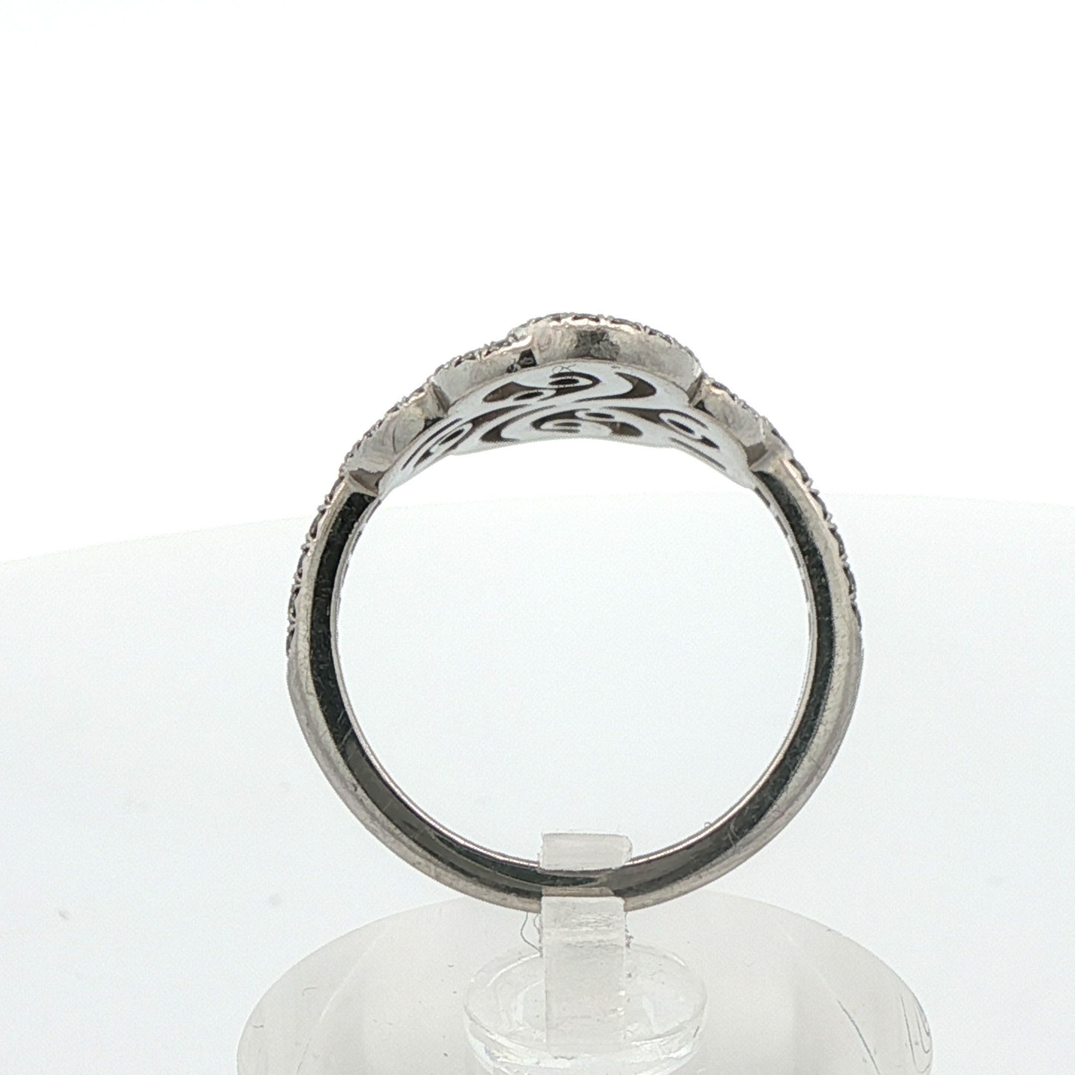 Tiffany & Co. Bague double diamant Enchant en platine en vente 4