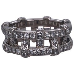 Tiffany & Co. Platinum Eternity Diamond Ring